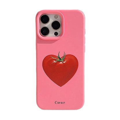 Ins Tomato Pomegranate Muffin Chair Apple Soft Silicone Phone Case
