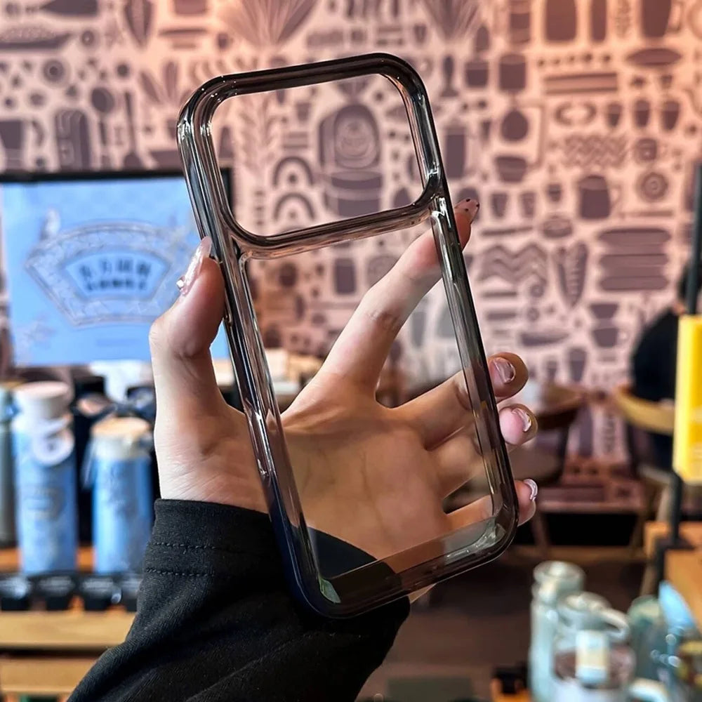 Luxury Clear Hard Acrylic Phone Case