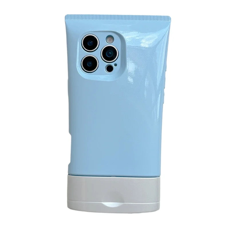 Candy Color 3D BB Cream Facial Cleanser Shape Phone Case