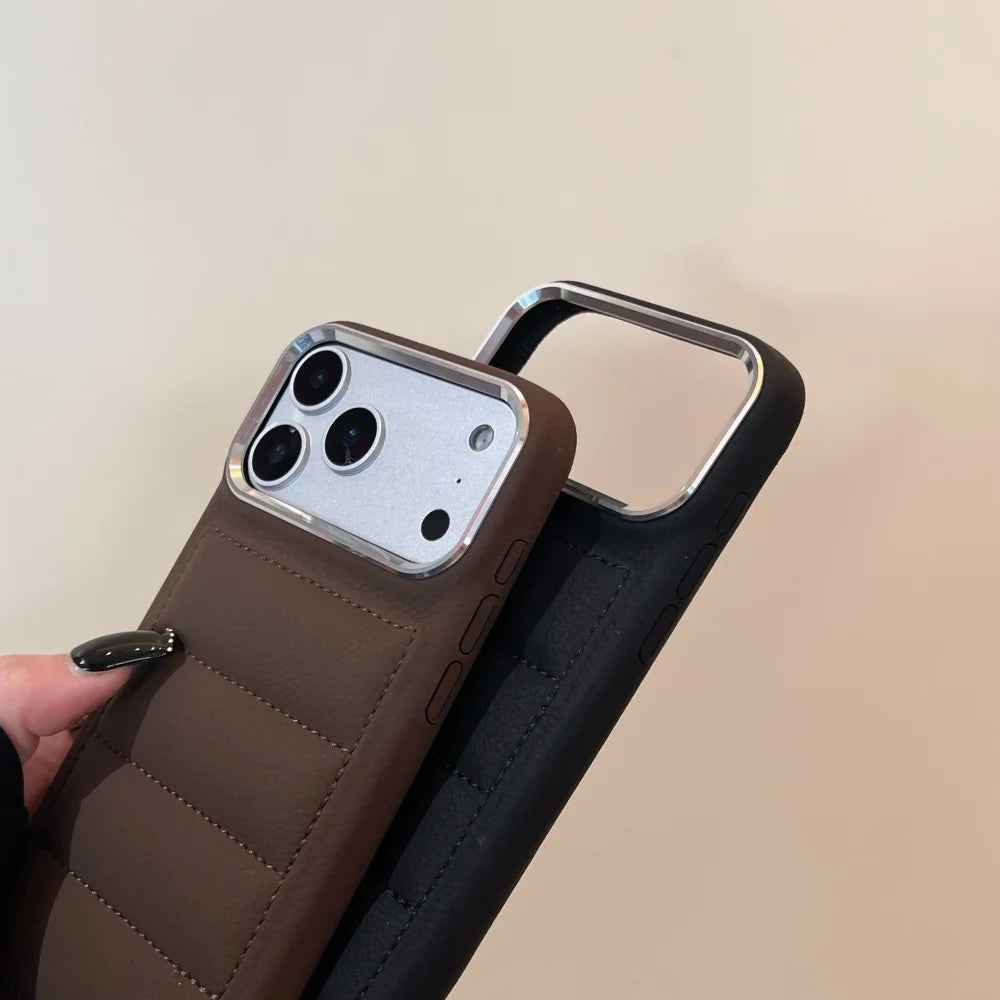 Fashion Down Jacket Silicone Relax Phone Case