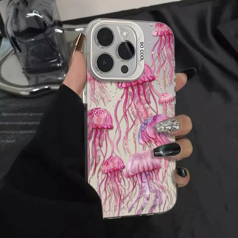 Pink Jellyfish Phone Case