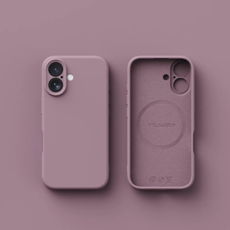 Original Liquid Silicone Magnetic Phone Case New