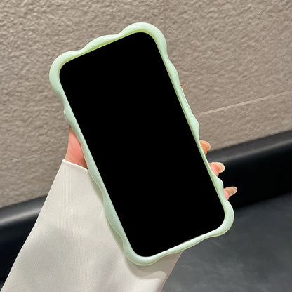 Ins 3D Clouds Waves Dopamine Color TPU Phone Case