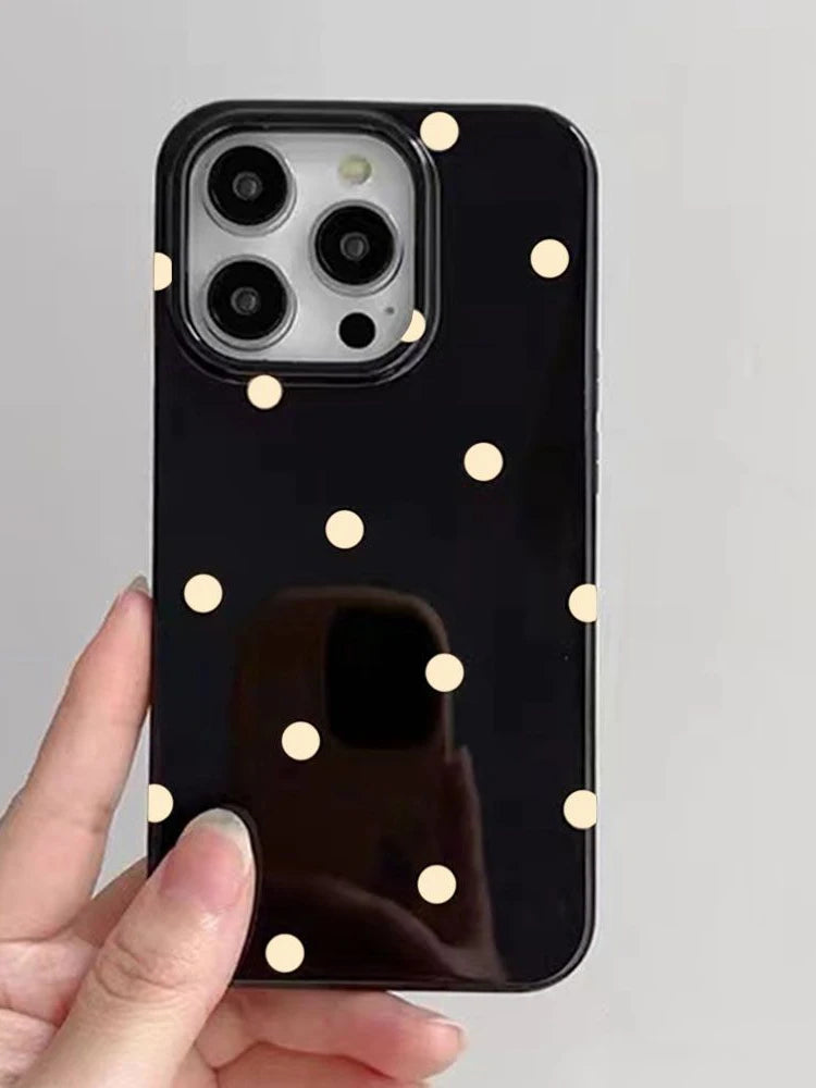 Stars Popular Style Ins Polka Dot Design Phone Case