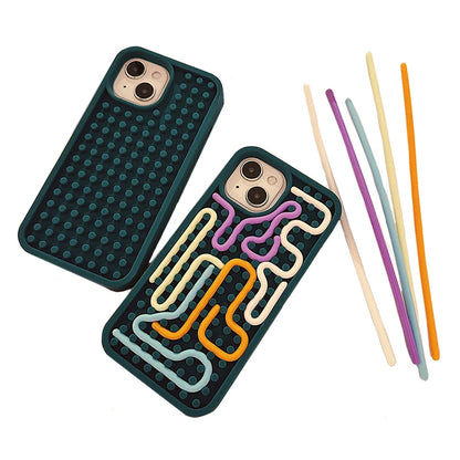 Funny Sensory Activity Board Silicone Decompression Phone Case