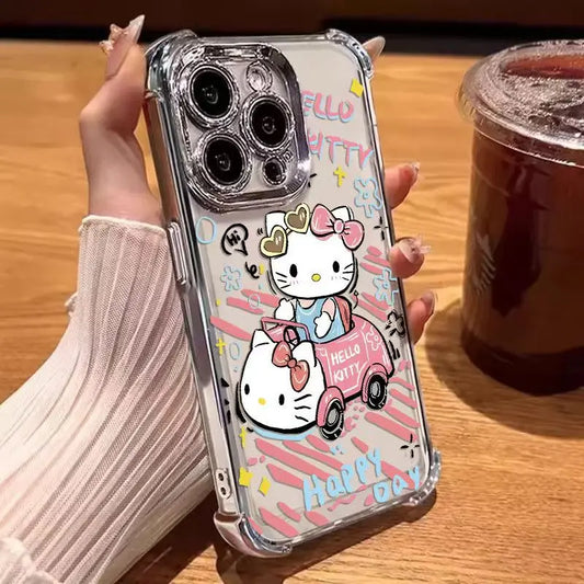Hello Kitty Plating TPU Phone Case