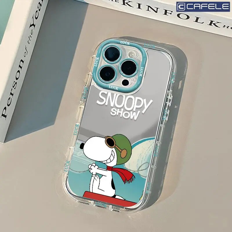 Snoopy Cartoon Mirror Phone Case