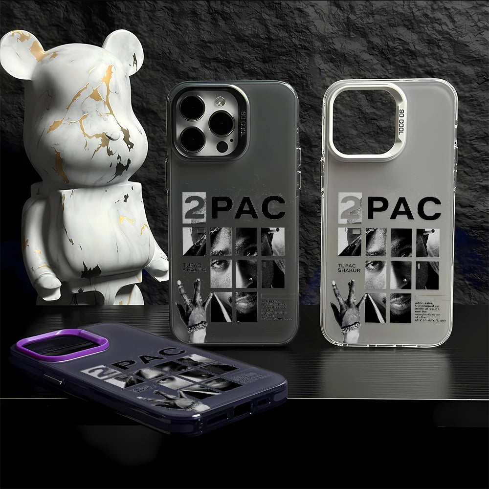 Matte Luxury Phone Case Rapper 2pac Singer Tupac