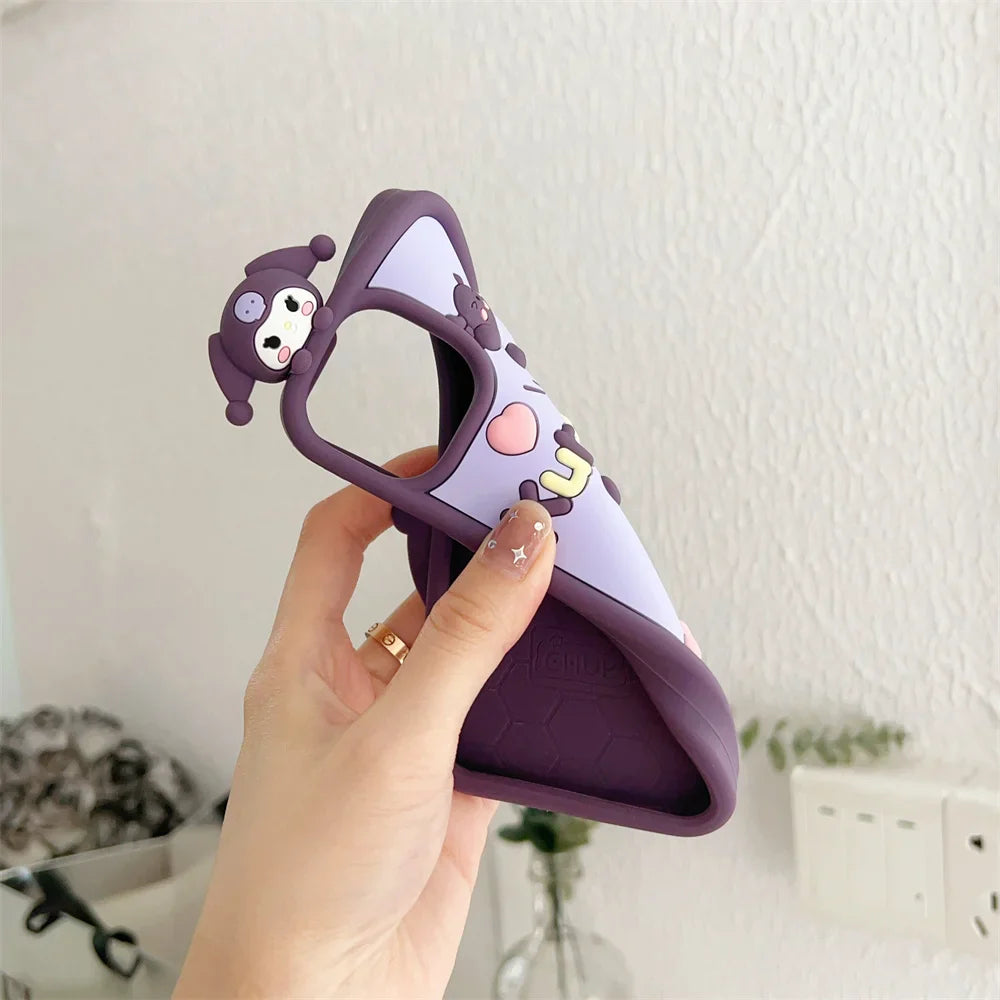 3D Kuromi Phone Case
