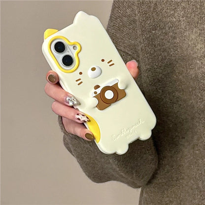 Cute 3D Cat Soft Silicone Phone Case