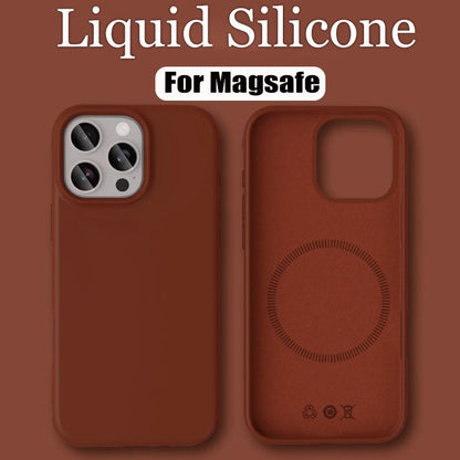 Luxury Liquid Silicone For Magsafe Phone Case