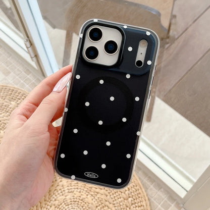 Ins Popular Polka Dot Magnetic Wireless Charging Phone Case