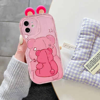 3D Ears Mickey Winnie Minnie Phone Case