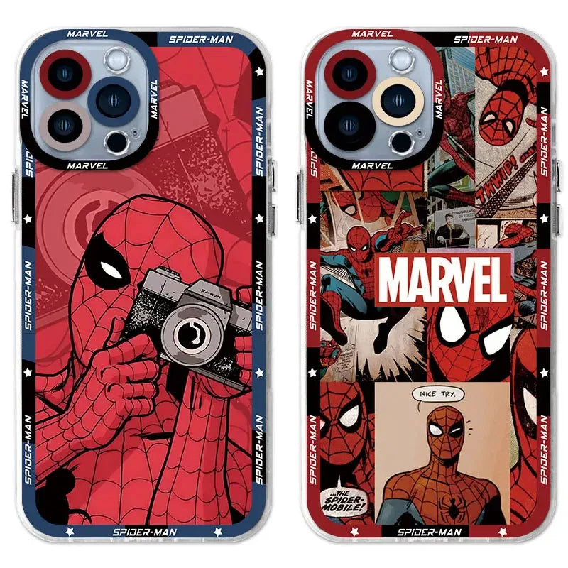 Spider-Man Clear Silicone Case