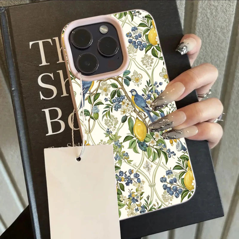 Lemon Trees Lichee Pattern Phone Case
