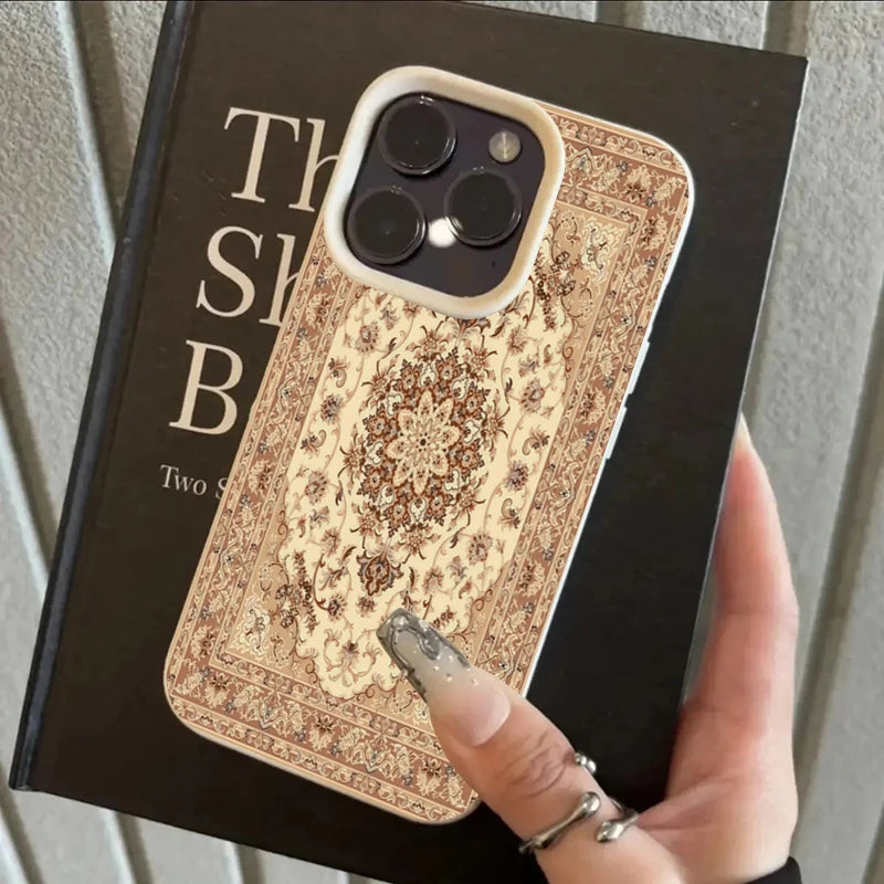 Retro Ethnic Totem Design Lichee Pattern Phone Case