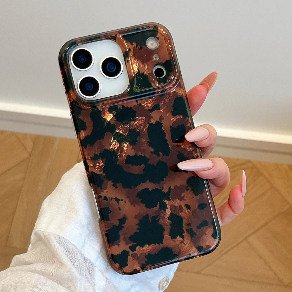 Luxury Amber Wireless Charge Magnetic Shockproof Protective Phone Case