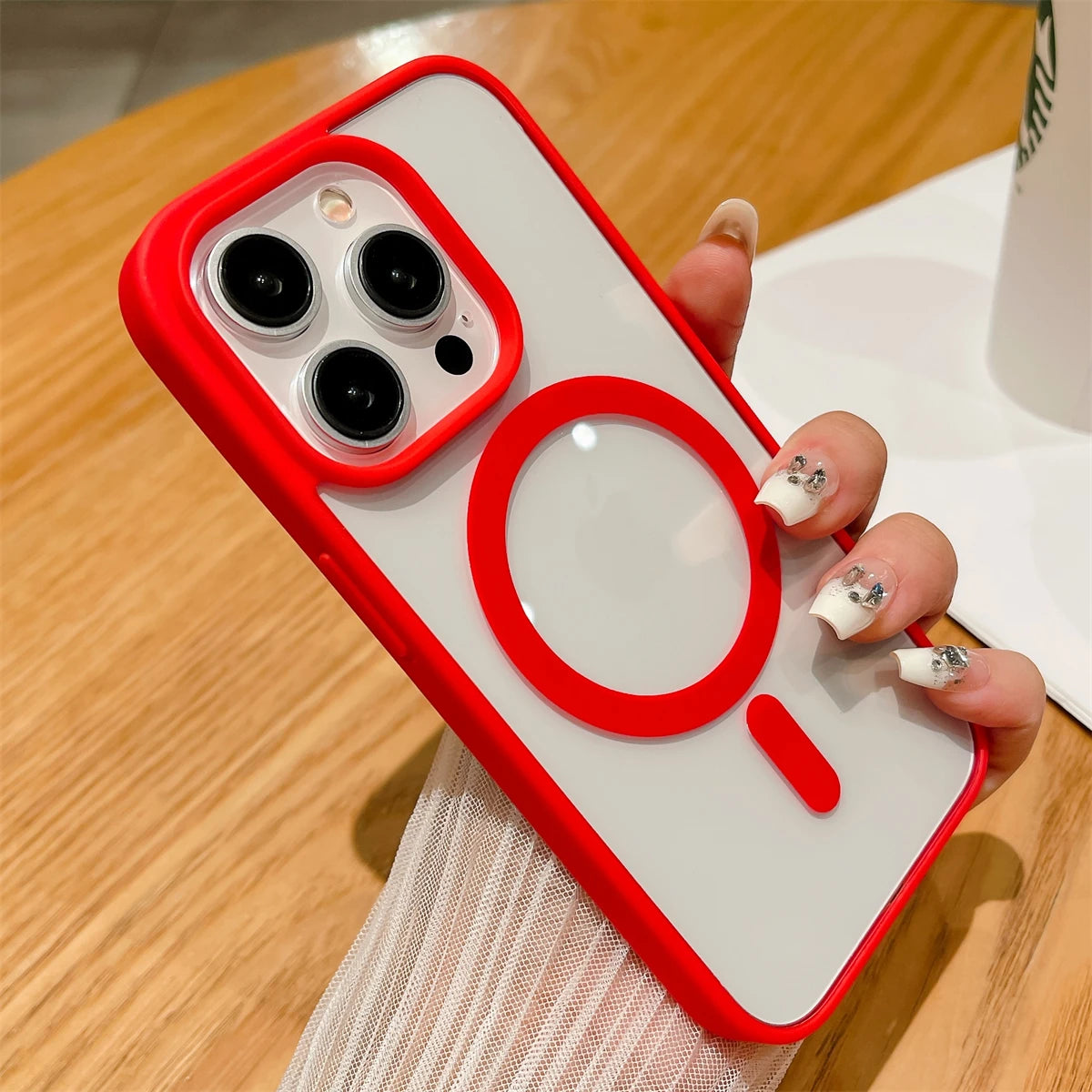 Luxury Shockproof Magsafe Wireless Charge Phone Case