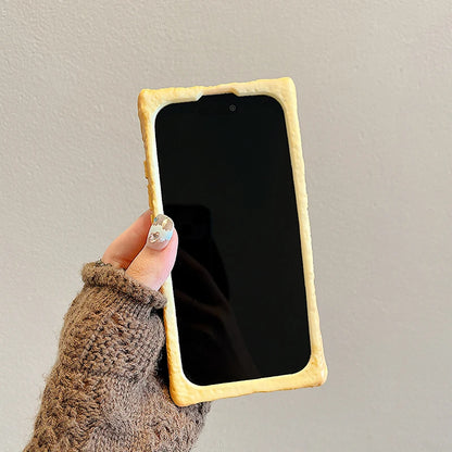 Fashion Funny Bread Toast Soft Silicone Phone Case