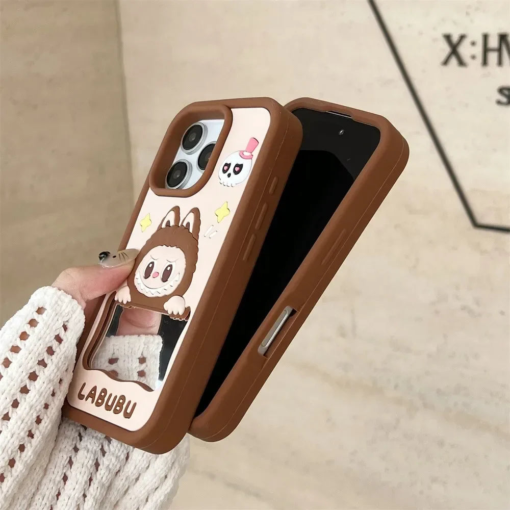 waii Cartoon Laububu Phone Case with Mirror