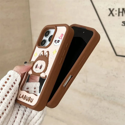 waii Cartoon Laububu Phone Case with Mirror