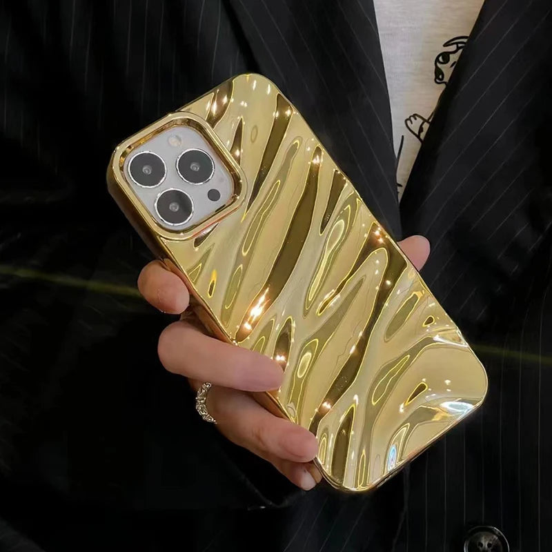 Luxury 3D Curly Wavy Texture Phone Case