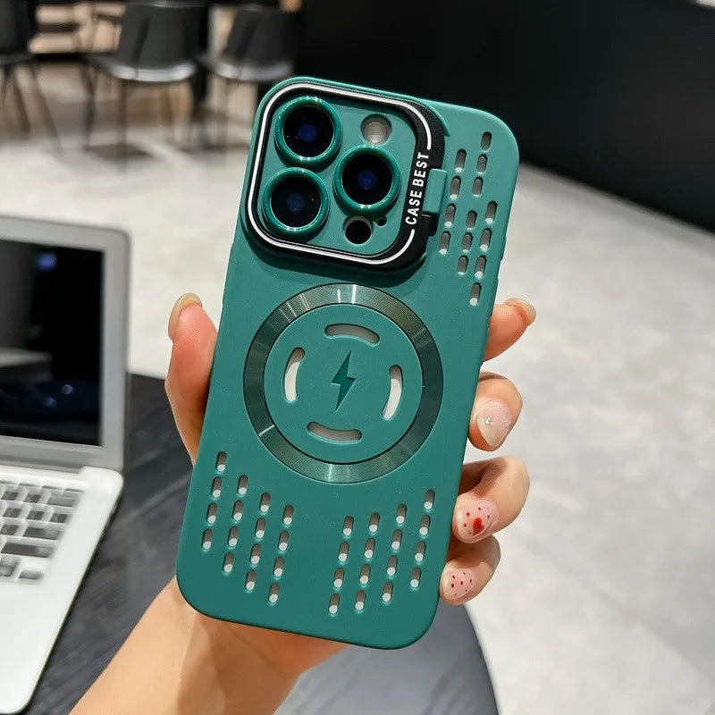 Breathable Magnetic Cooling Case for iPhone