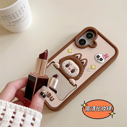 waii Cartoon Laububu Phone Case with Mirror