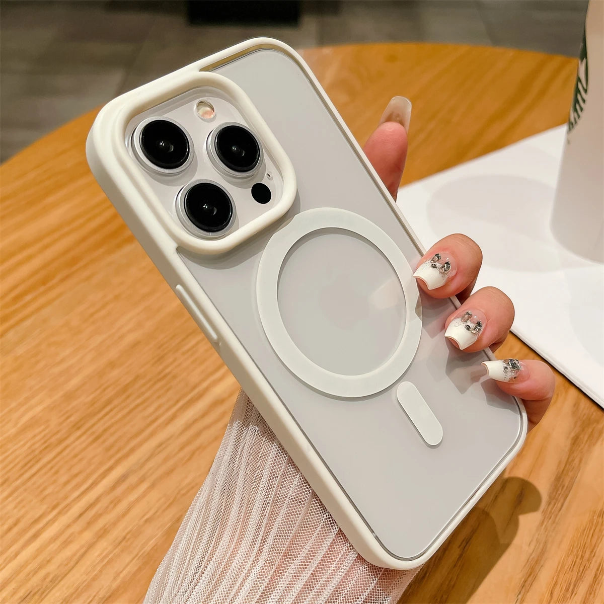 Luxury Shockproof Magsafe Wireless Charge Phone Case