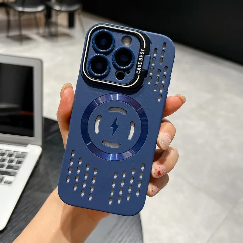 Breathable Magnetic Cooling Case for iPhone