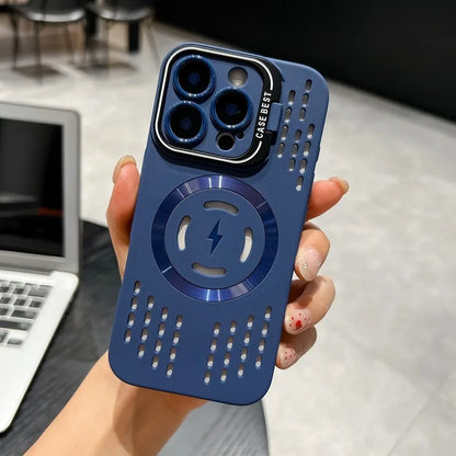 Breathable Magnetic Cooling Case for iPhone