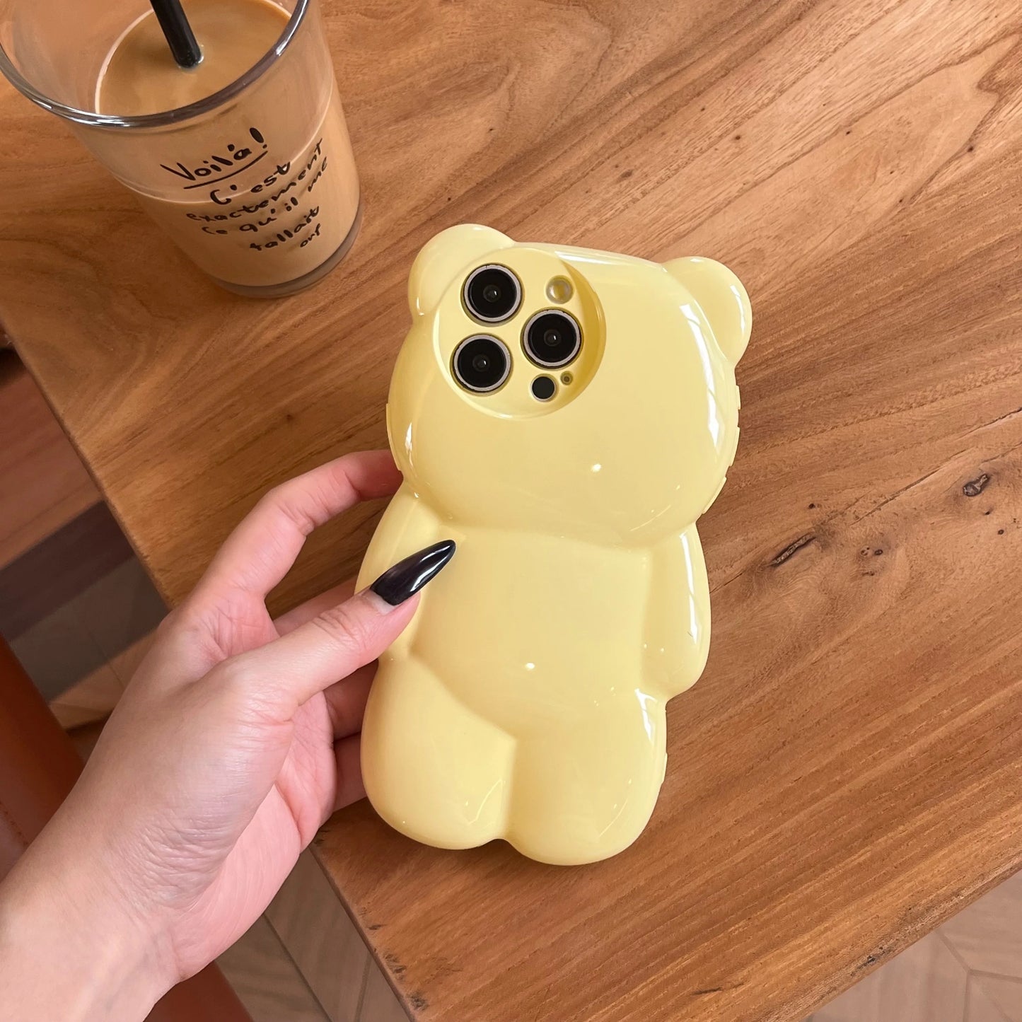 INS Japan Cute 3D Cartoon Bear Soft Phone Case