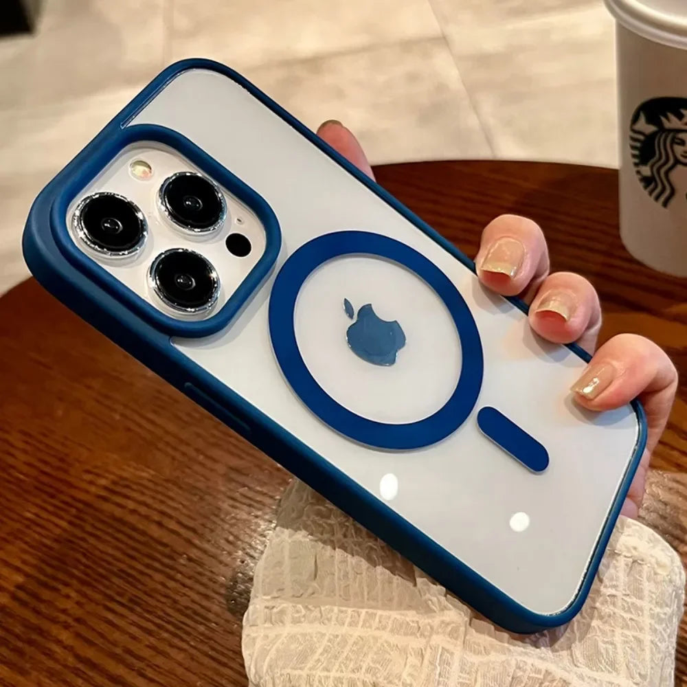 New Pink Transparent Acrylic Phone Case