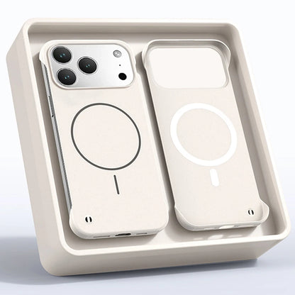 Ultra Thin Matte PC For Magsafe Frameless Magnetic Phone Case