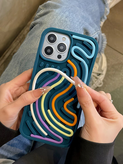 Funny Sensory Activity Board Silicone Decompression Phone Case