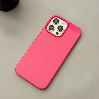 Soft Silicone Glossy Shockproof Phone Case