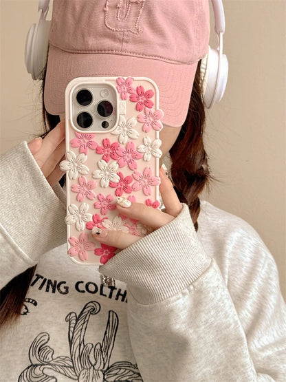 Beautiful Cherry Blossom Soft Silicone Phone Case