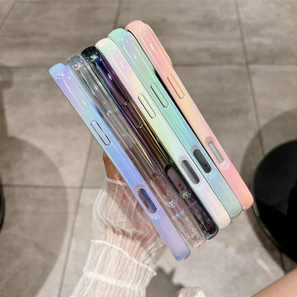 Luxury Laser Gradient Clear Phone Case
