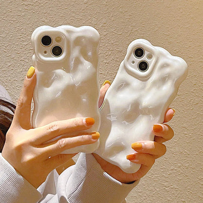 Meteorite Pearl Cream White Soft Phone Case