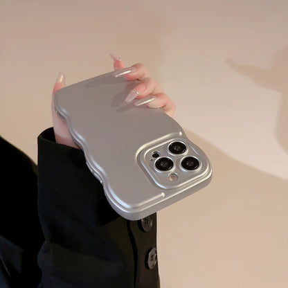 New Men Women Wave Phone Case For iPhone