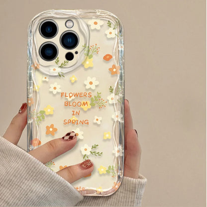 Cartoon Colorful Flowers Phone Case