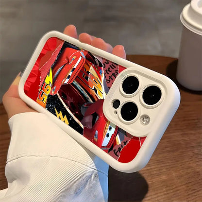 Lightning McQueen Cartoon Phone Case for iPhone