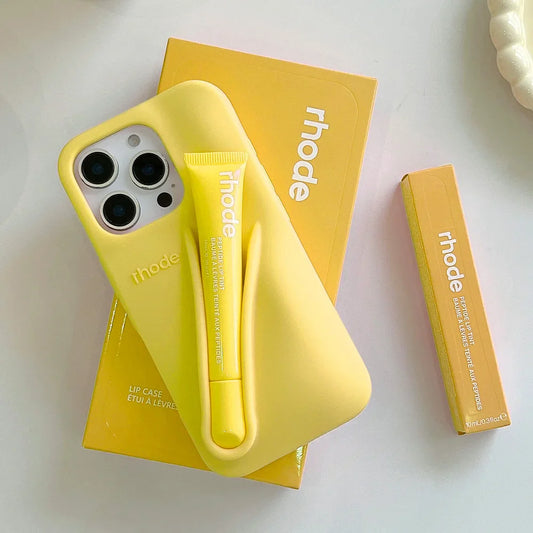 Full Set Rhode With Lip Gloss and Box iPhone Case