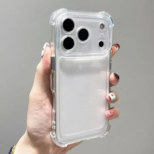 Luxury Shockproof Transparent Phone Case