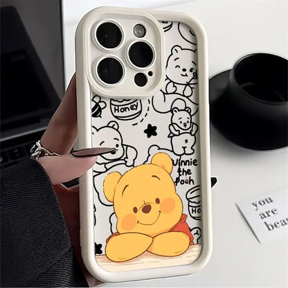 Disney Winnie The Pooh Silicone Phone Case for iPhone