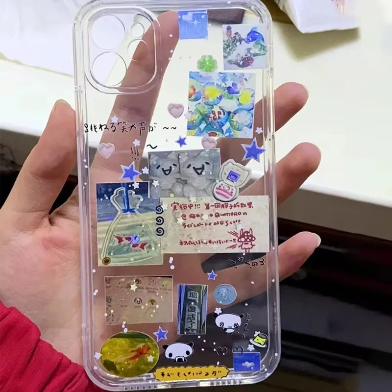 Newspaper Goldfish Y2K Phone Case