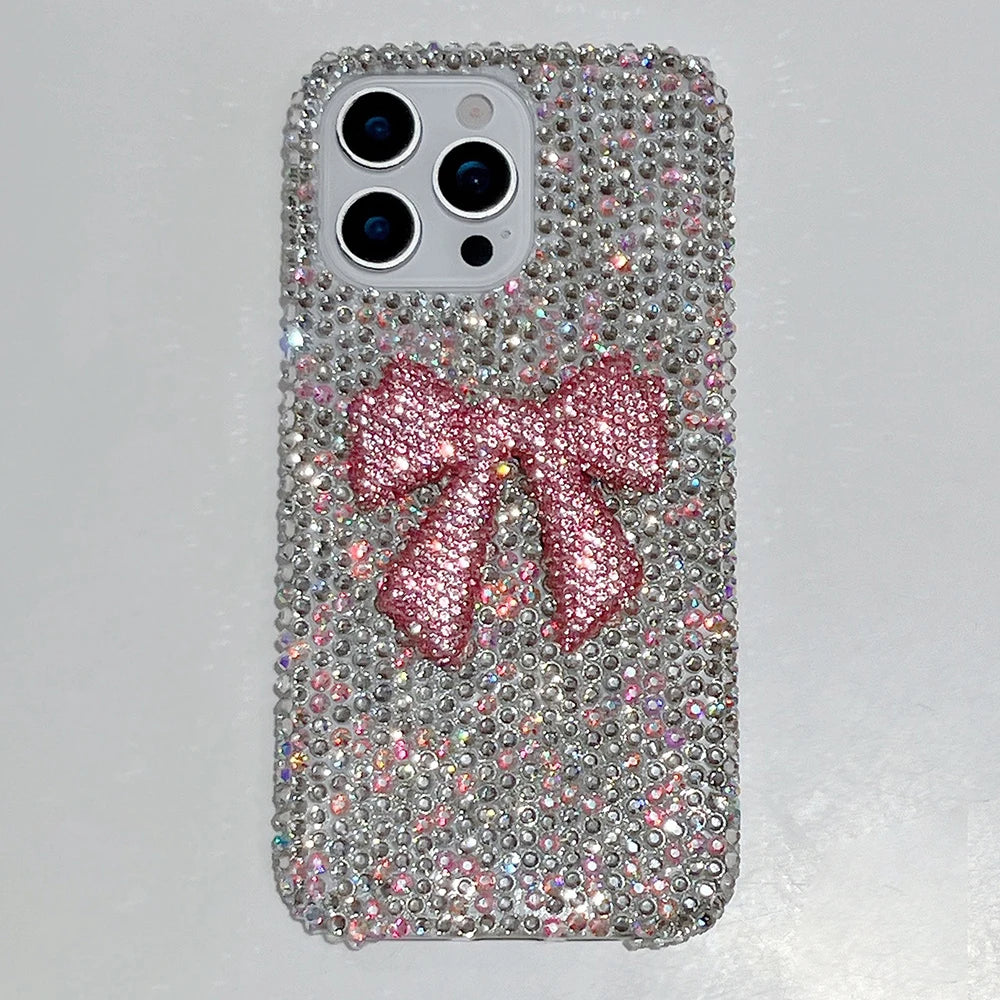 Bling Diamond Crystal Bowknot Glitter Phone Case
