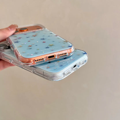Cute Laser Star Pattern Phone Case