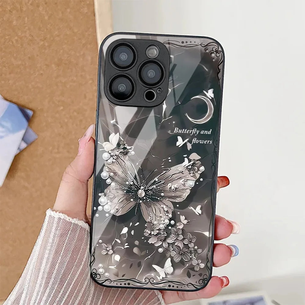 Butterfly Leopard Print Phone Case