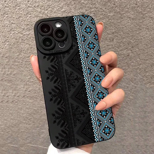 Vintage Totem Painting Shockproof Phone Case